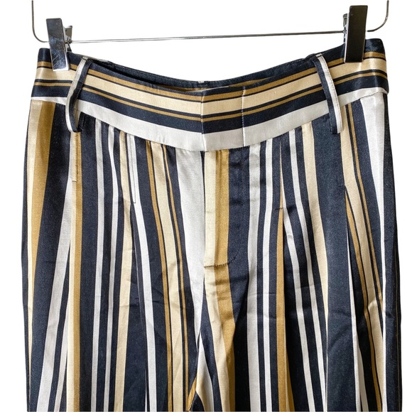 NWT Alice & Olivia by Stacey Bendet Scarlet Deco Stripe Palazzo Pants Si… - Picture 5 of 9